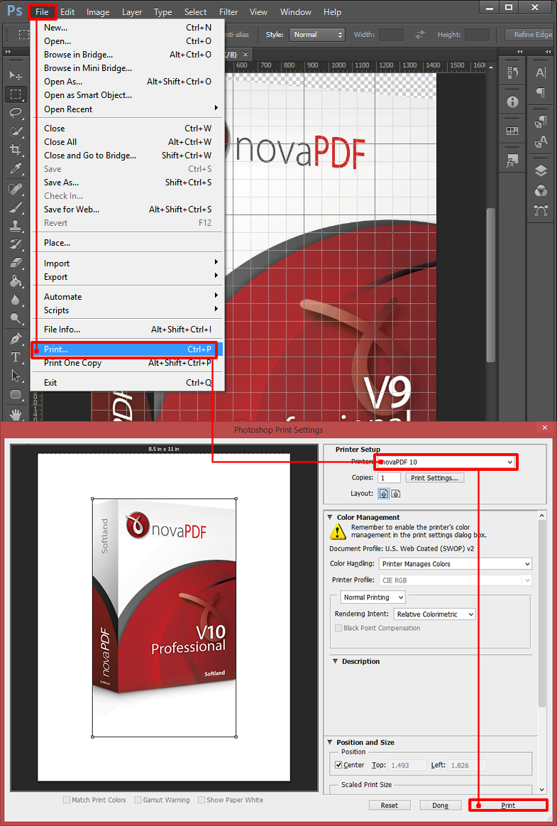 How to open a PSD file in CorelDRAW