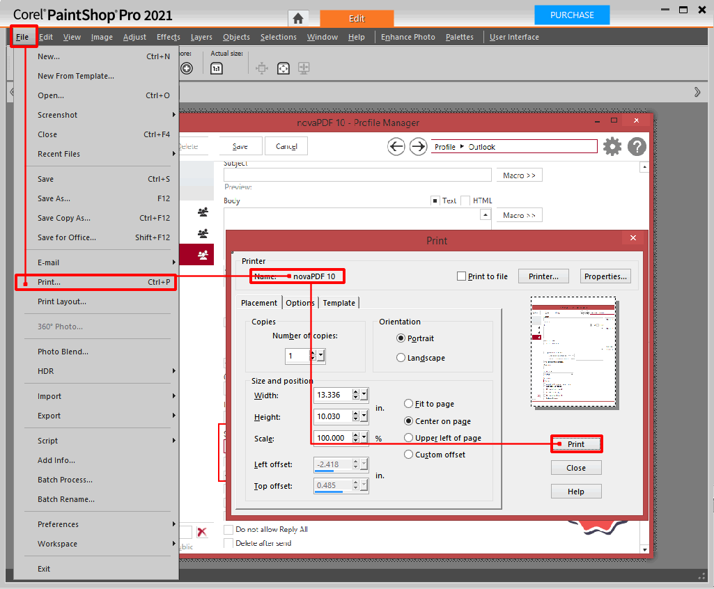 How to open a PSD file in CorelDRAW