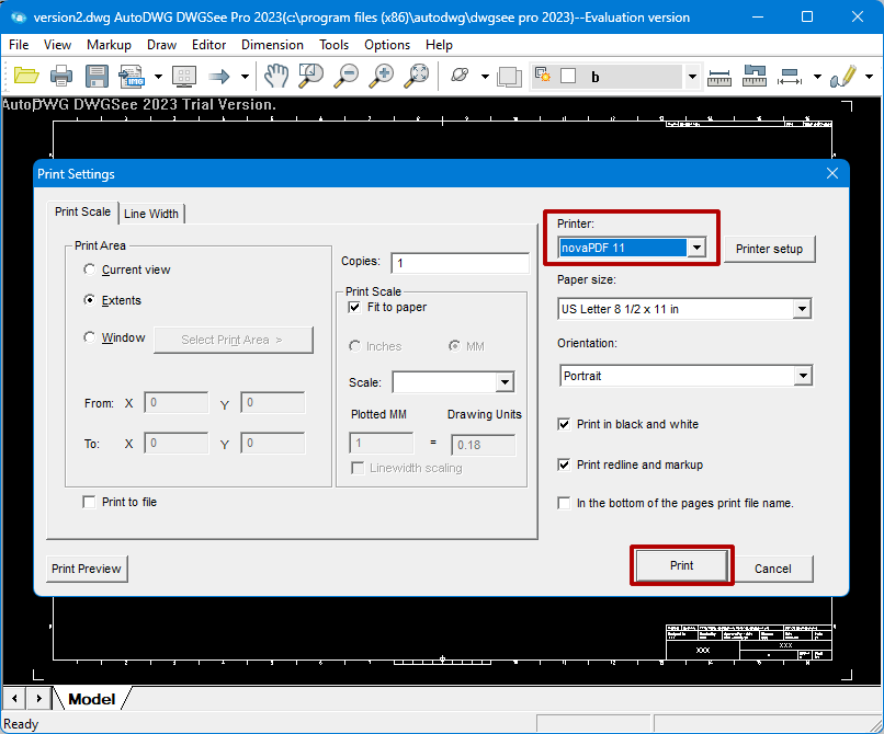 DWG to PDF from DWGSee - 2 DWG to PDF from DWGSee - 2