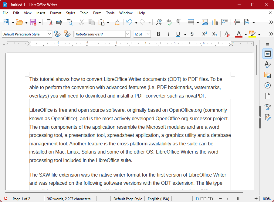 Tổng quan về LibreOffice
