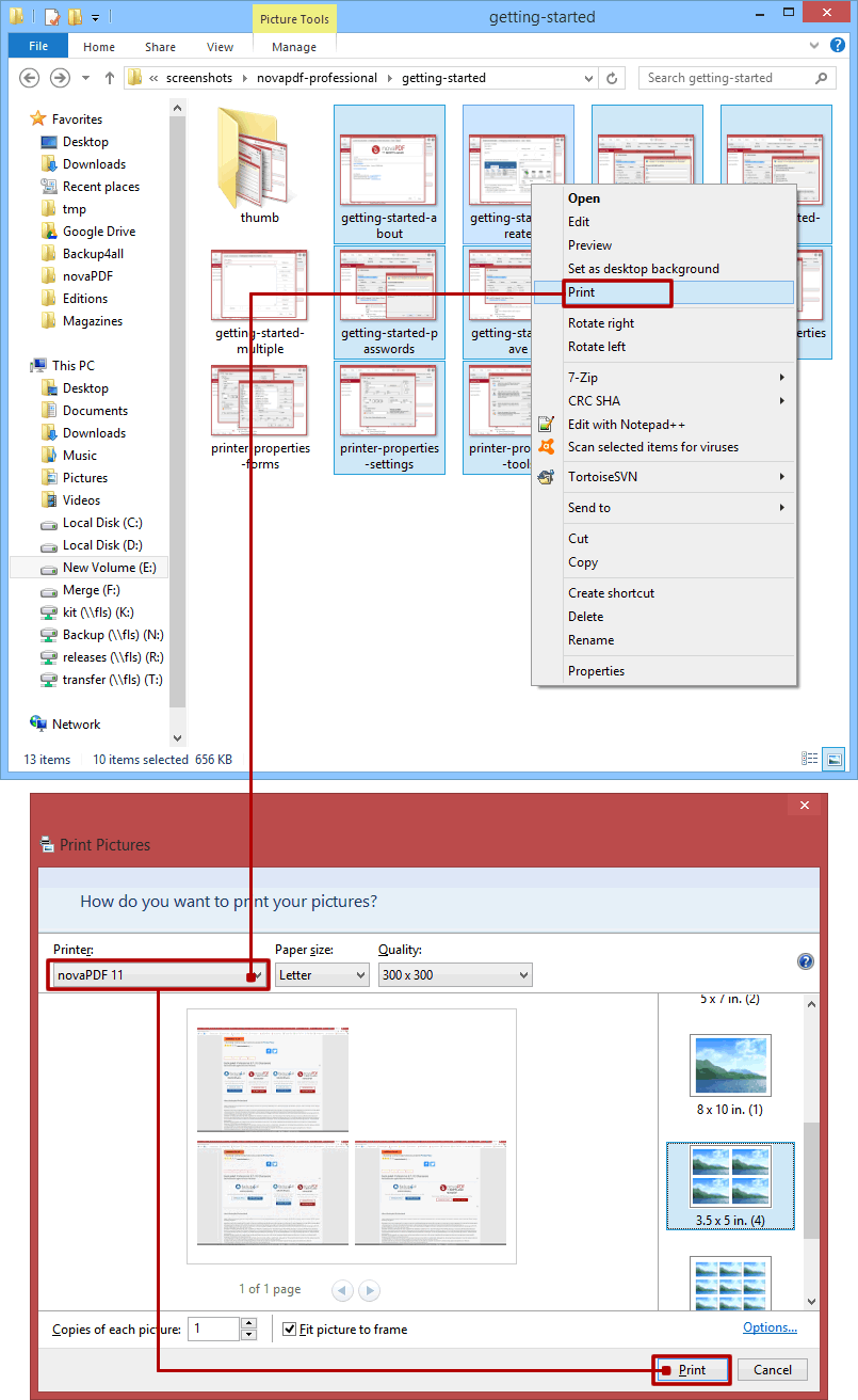 Create PDF photo album Create PDF photo album