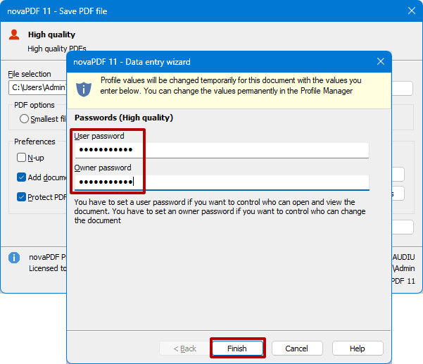 Password protect PDF files - 3 Password protect PDF files - 3