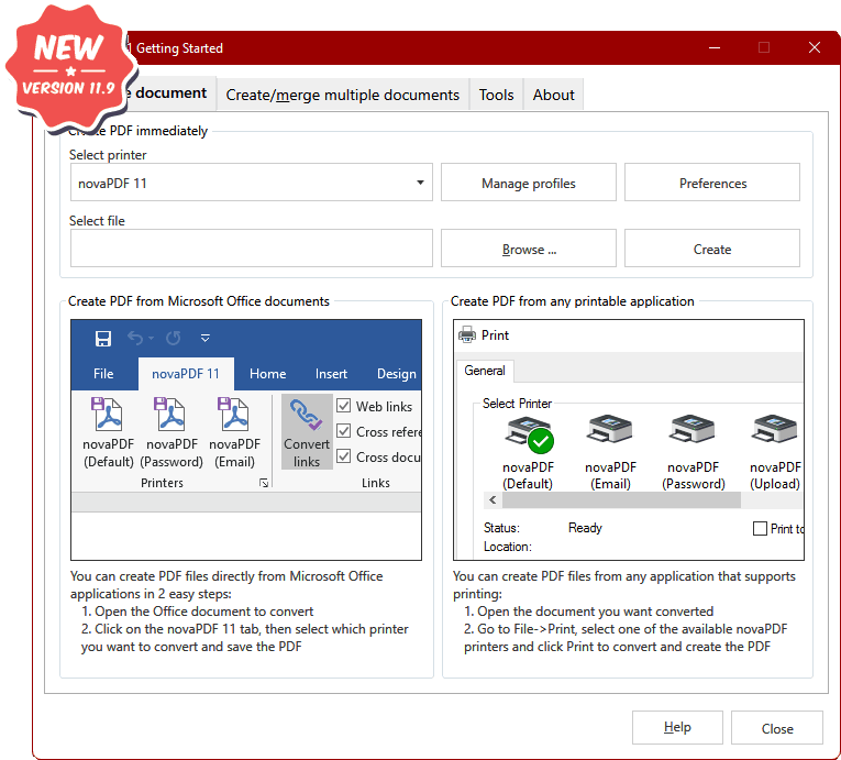 novaPDF Pro 10.0.107 full novaPDF Pro full screenshot