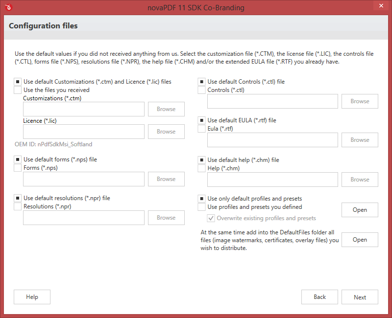 novaPDF SDK screenshot